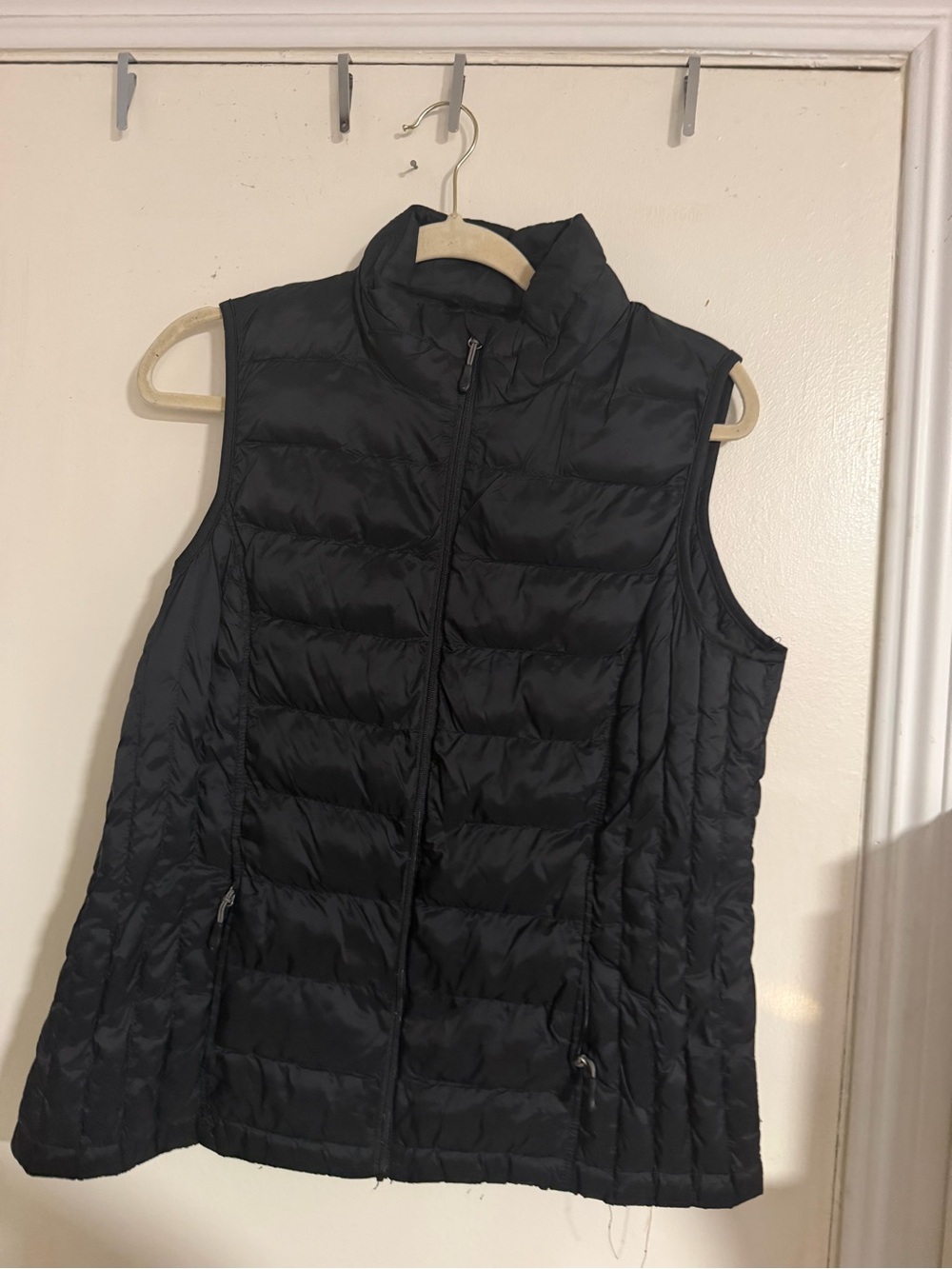 32 Degrees HEAT Women Black Ultra-Light Packable Puffer Vest - Size L